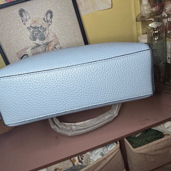 Kate Spade Powder Blue Crossbody Bag with Silver Hardware - Picture 7 of 10